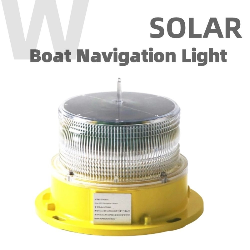 Van de zeevaartdek LEIDENE de Lichten3nm-4nm Zicht Zonne Aangedreven Marine Navigation Lights Bootnavigatie