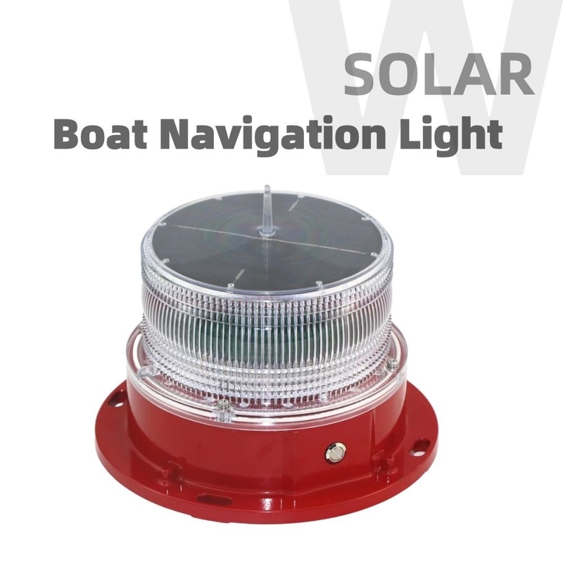 Van de zeevaartdek LEIDENE de Lichten3nm-4nm Zicht Zonne Aangedreven Marine Navigation Lights Bootnavigatie